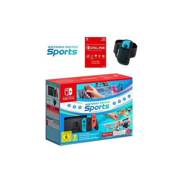 nintendo switch sport console + game bundle (0045496453992)
