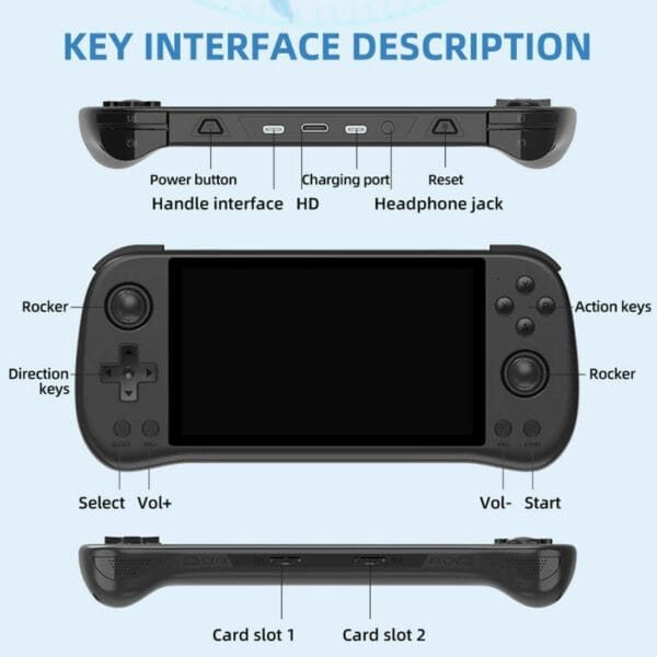 powkiddy x55 handheld retro game console