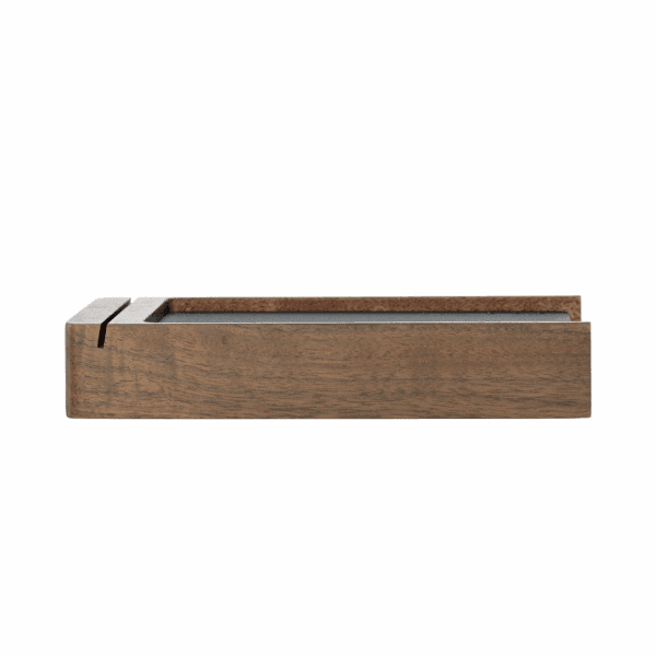 samdi premium walnut sticky note to do list holder sd 046wa