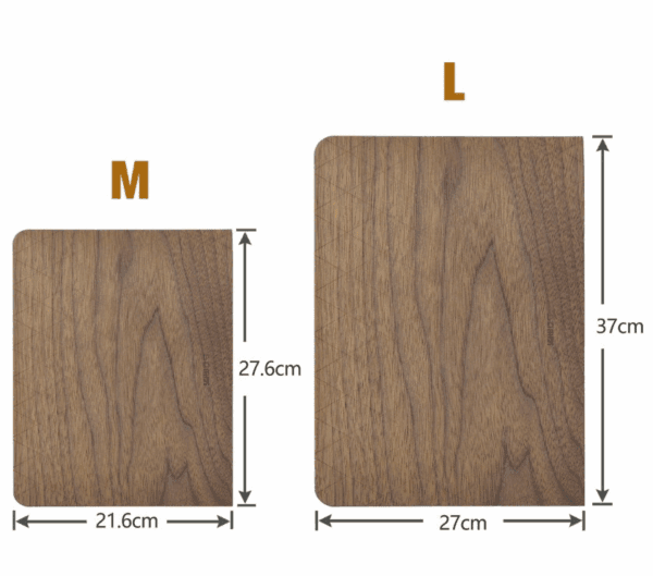 samdi veneer pouch cover (walnut)