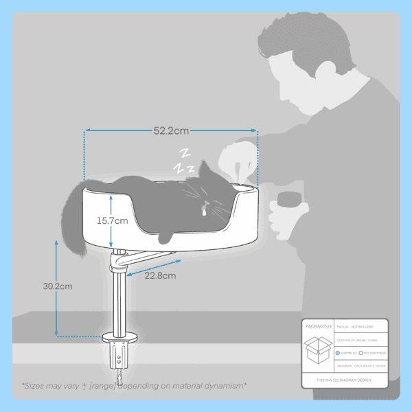 upergo cozycat nest desk mount mp 1