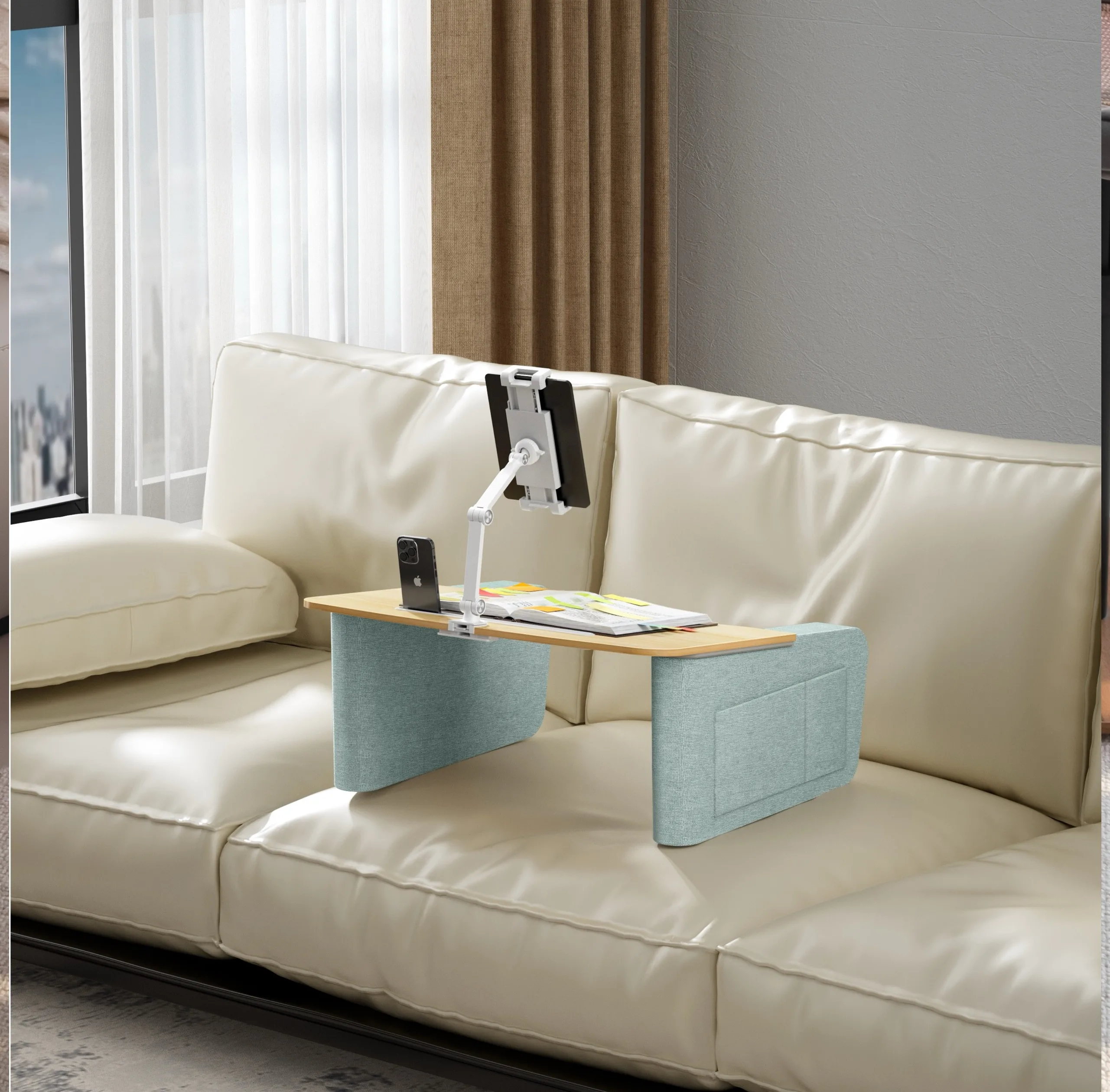 upergo ergonomic cozy lap pillow with tablet/phone stand fsl 11z