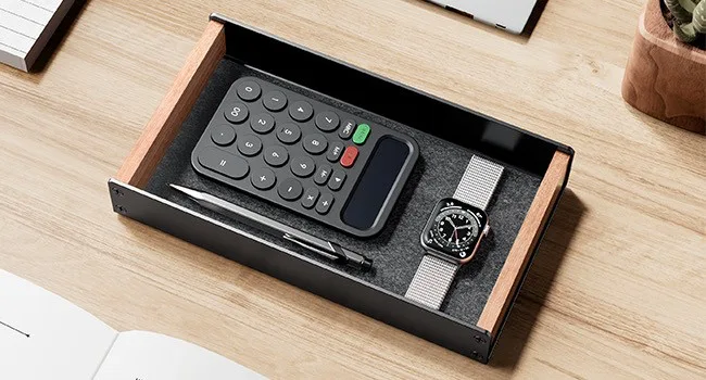 upergo wooden pen tray desk (vd 2)