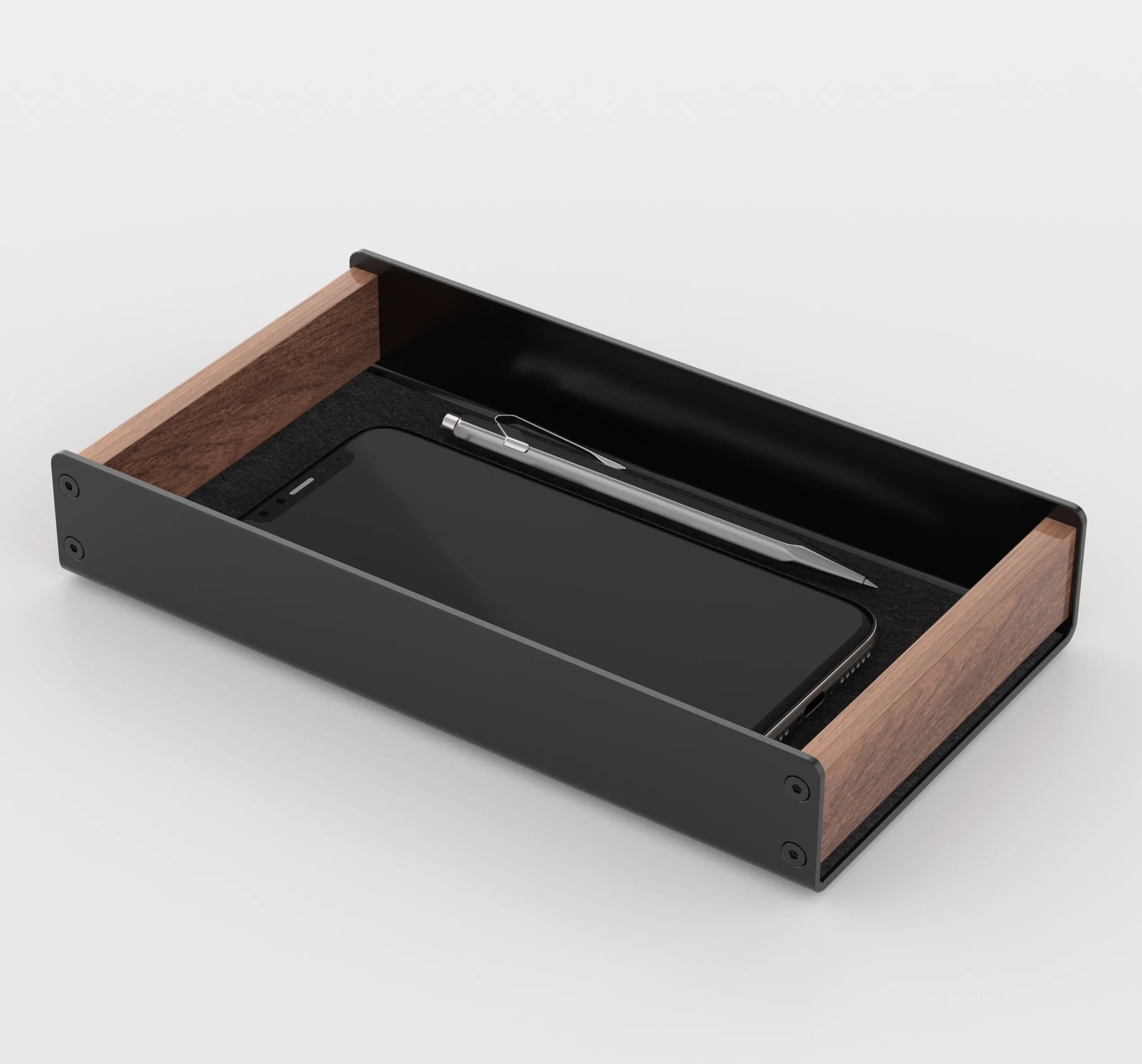 upergo wooden pen tray desk (vd 2)