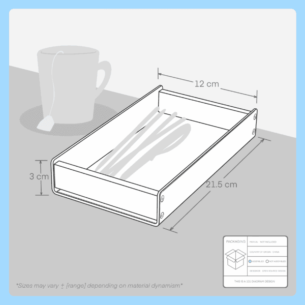 upergo wooden pen tray desk (vd 2)