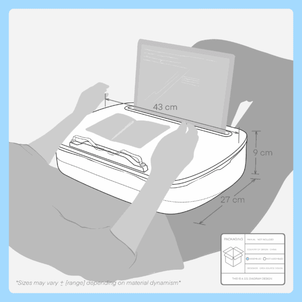 upergo adjustable lazy pillow support (bg 2z)