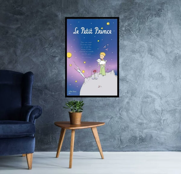 art print 30x40 cm le petit prince framed (8435497250966)