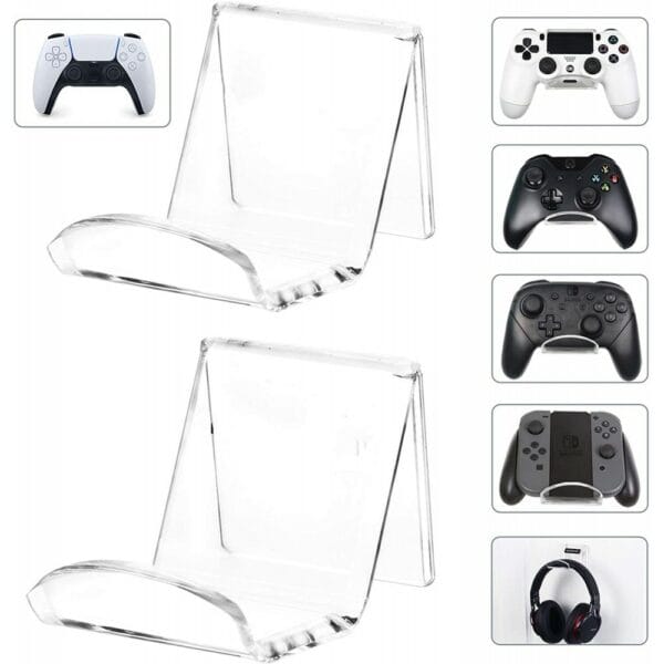 1 pack(2pcs) universal controller stand holder wall mount controllers/game headset for ps4/ps5