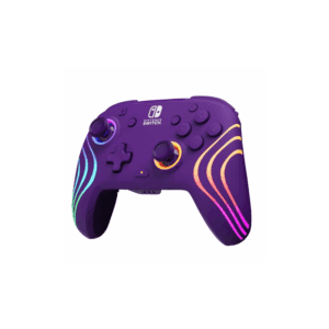 pdp controller wireless wave purple for nintendo switch switch (0708056071998)