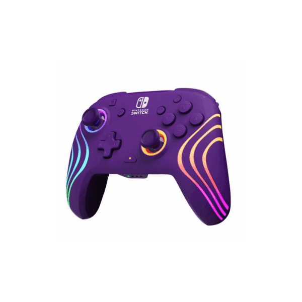 pdp controller wireless wave purple for nintendo switch switch (0708056071998)