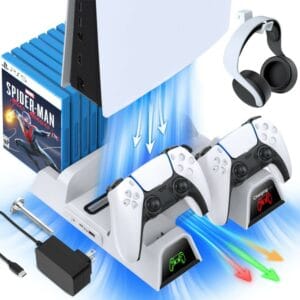 oivo ps5 stand suction cooling station