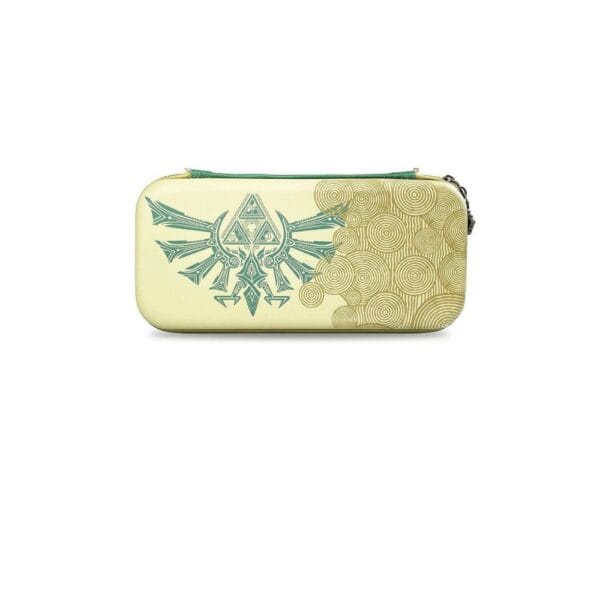 the legend of zelda crest nintendo switch oled carry case (101226371)