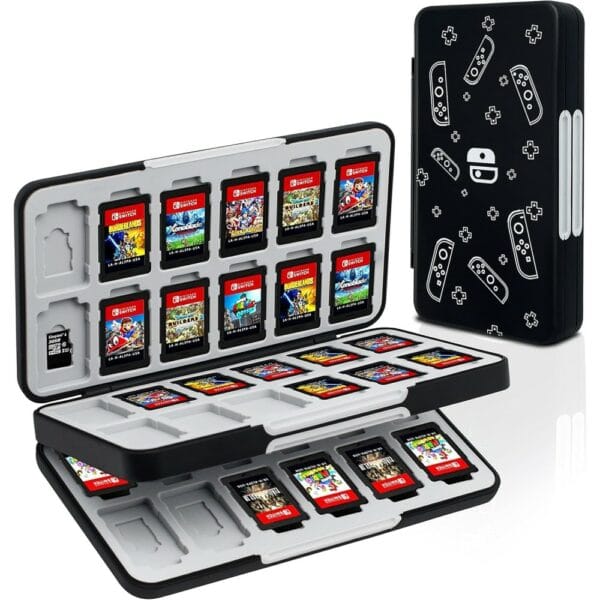 wonzir sw530 24 slot switch game case for nintendo switch