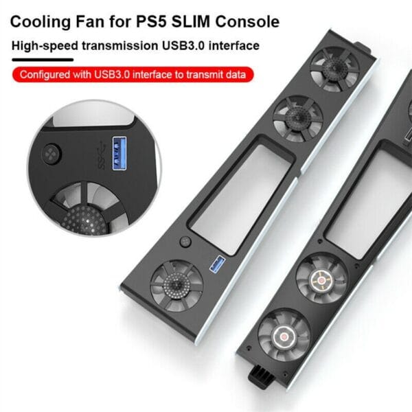topwolf usb cooling fan for ps5 slim (hs p5s003)