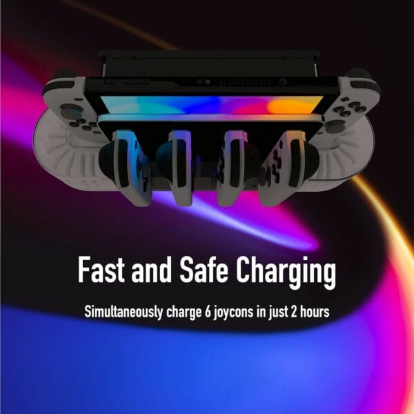 kjh charging dock and card holder for nintendo switch and nintendo switch oled