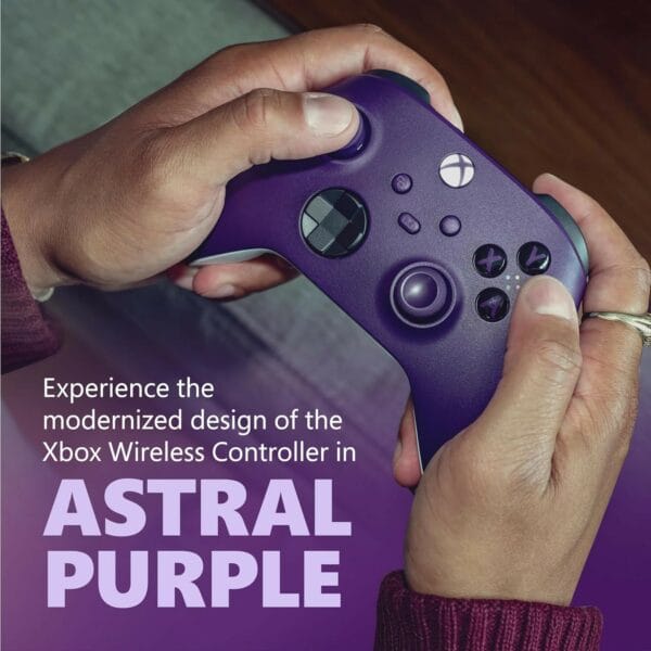 xbox wireless gaming controller – astral purple
