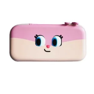 cute pink face carrying case for nintendo switch (sw491) (101227064)