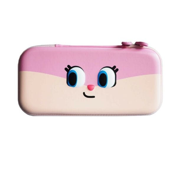 cute pink face carrying case for nintendo switch (sw491) (101227064)