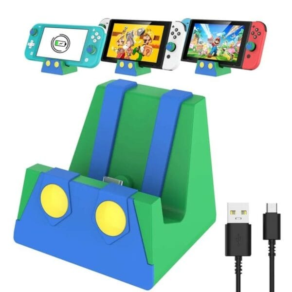 super mario charging stand for nintendo switch (aksw 201)