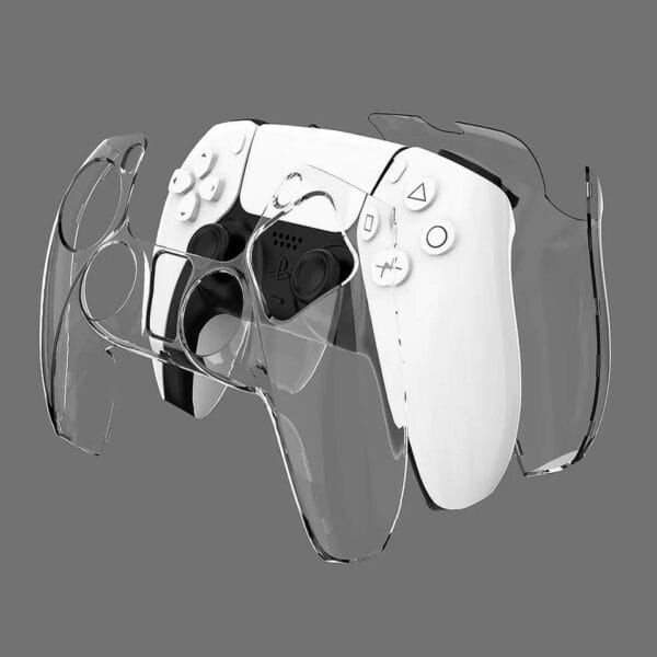 transparent protective case for ps5 controller (dualsense)