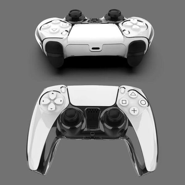 transparent protective case for ps5 controller (dualsense)