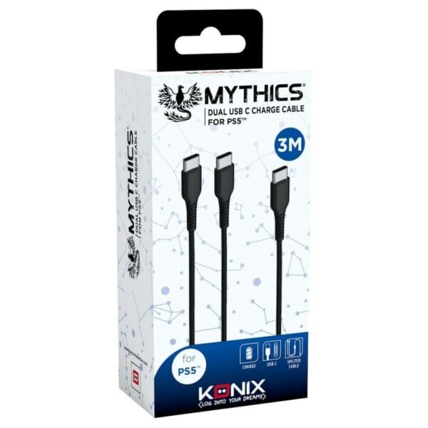 konix mythics dual charging cable for ps5 (3328170299701)