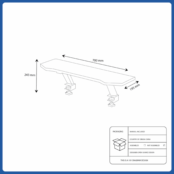 fantech monitor stand (acgd171)