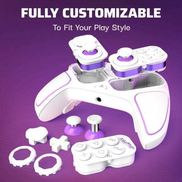 pdp victrix pro wireless controller for ps5 white (0708056071967)