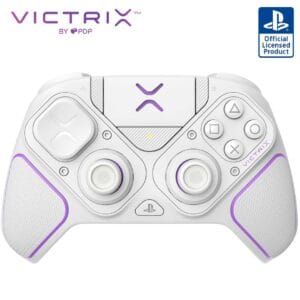 pdp victrix pro wireless controller for ps5 white (0708056071967)