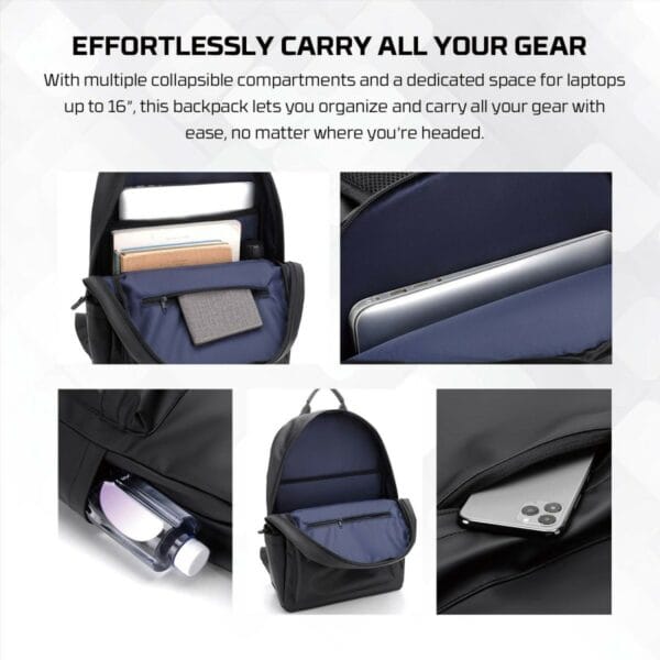fantech bg897 oxford backpack 16" laptop bag