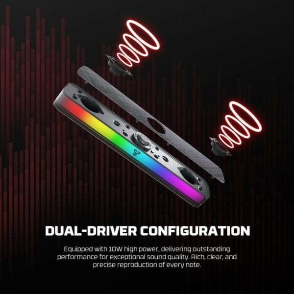 fantech groove bar pro bs151 dual mode wireless gaming speaker