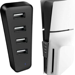 konix ps5 silm usb hub 4 port (3328170022507)