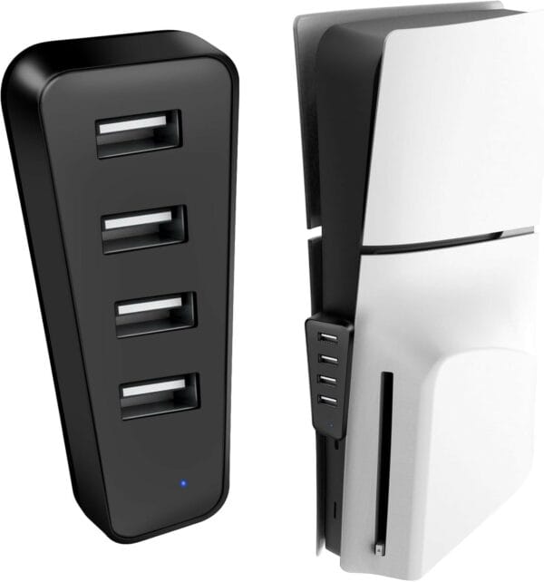 konix ps5 silm usb hub 4 port (3328170022507)