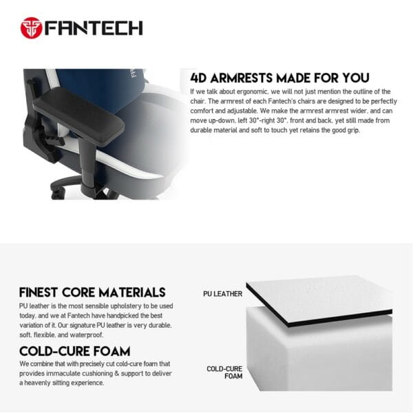 fantech gc283 gaming chair mint edition