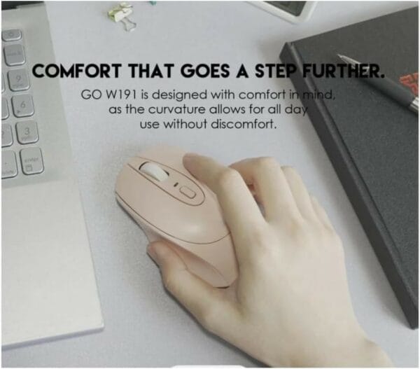 fantech w191 go wireless mouse (black)