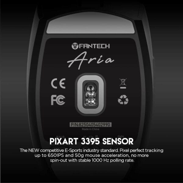 fantech xd7 aria tri mode gaming mouse + mt01 replacement shell bundle