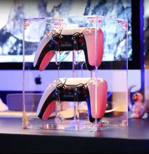 acrylic dust cover display box for gaming accessories