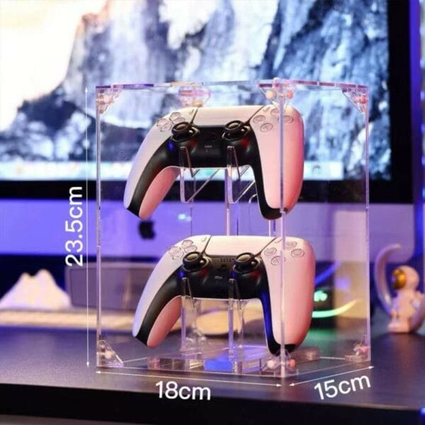 acrylic dust cover display box for gaming accessories