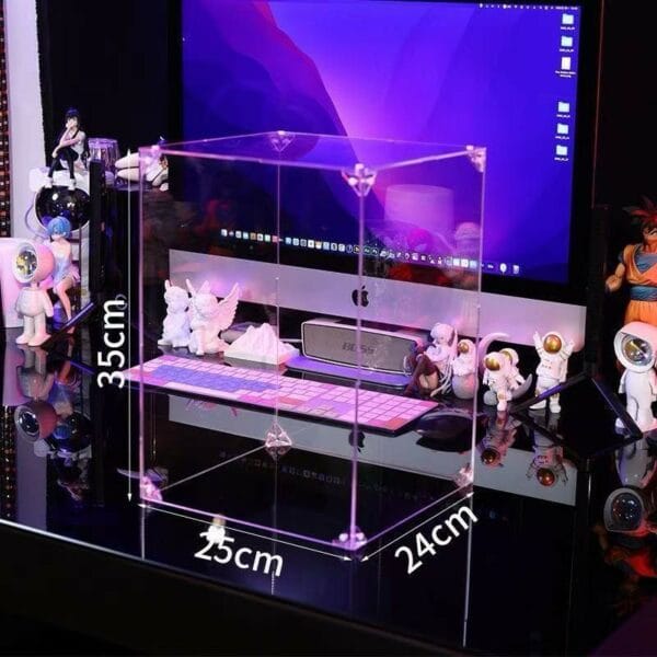 acrylic dust cover display box for gaming accessories