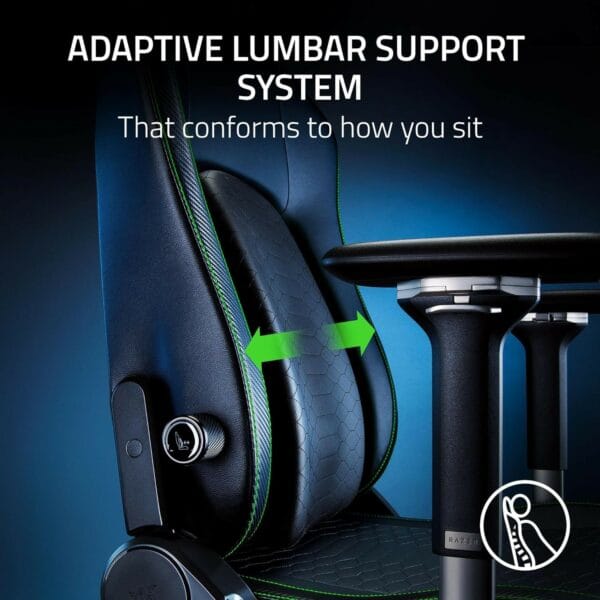 razer iskur v2 gaming chair (fabric)