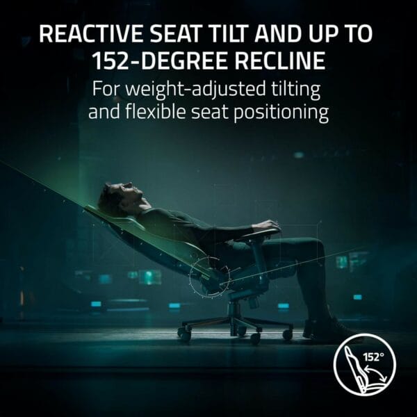 razer iskur v2 gaming chair (synthetic leather)