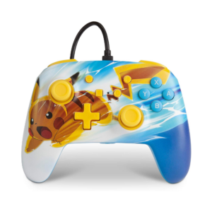 powera enhanced wired controller for nintendo switch pikachu charge
