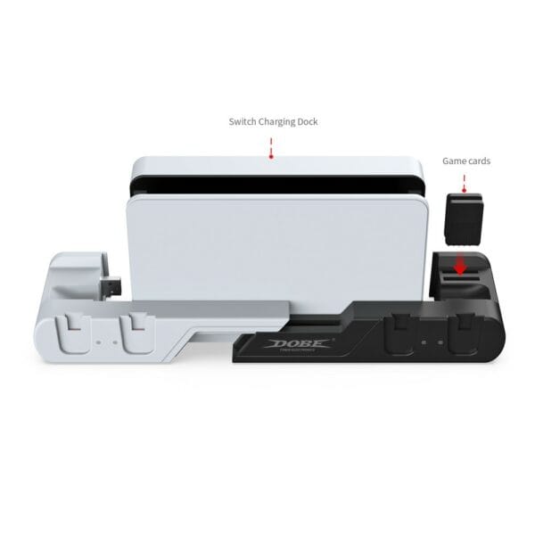 dobe switch oled（joy con）l/r small handle charging base tns 0122b