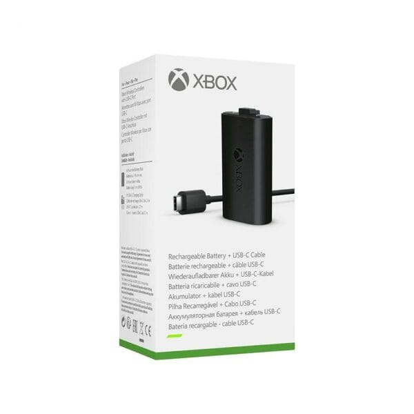 xbox kit play & charge black (0889842590371)