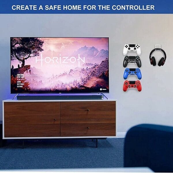 1 pack(2pcs) universal controller stand holder wall mount controllers/game headset for ps4/ps5