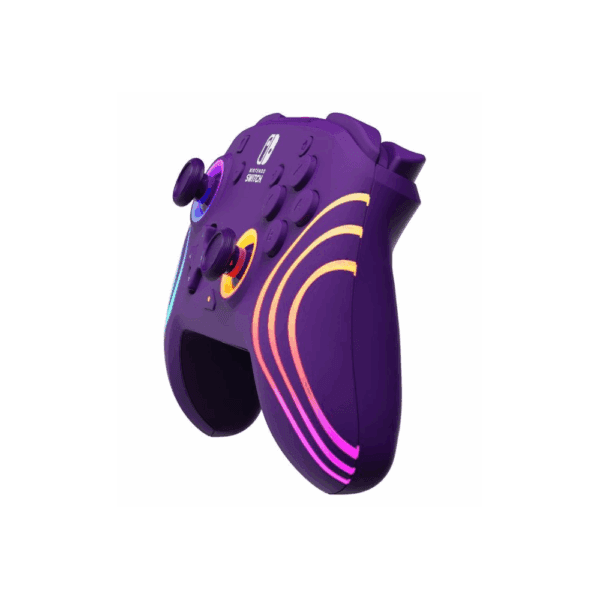 pdp controller wireless wave purple for nintendo switch switch (0708056071998)