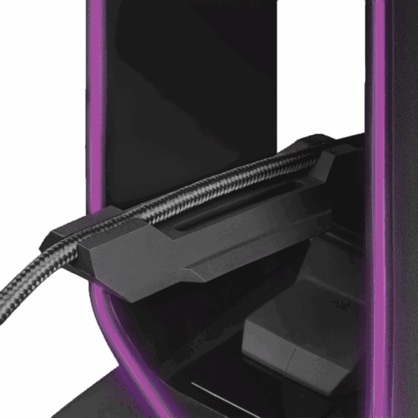 vertux extent multi purpose mouse bungee with headphone stand and usb hub