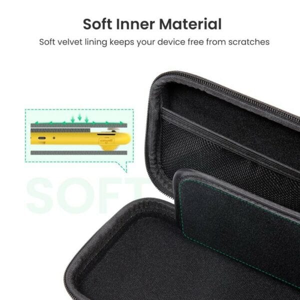 ugreen 80138 switch lite carry case (black)