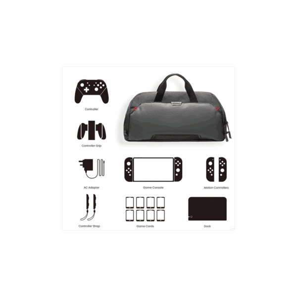 tomtoc arccos g45 ns storage bag black (a0535d1)