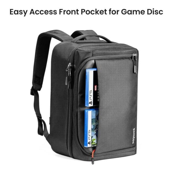 tomtoc navigator g43 ps5 backpack black (g43m1d1)